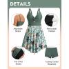 image:imageArolina Plus Size Bathing Suit for Women Swim Dress Tummy Control Swimsuits Two Piece Flowy Tankini with ShortsFlower24