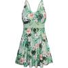 image:imageArolina Plus Size Swimdress for Women High Waisted Tummy Control Tankini Bathing Suits Two Piece Swimsuits with BoyshortsFlower01