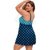 image:imageArolina Plus Size Swimdress for Women High Waisted Tummy Control Tankini Bathing Suits Two Piece Swimsuits with BoyshortsFlower16