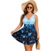 image:imageArolina Plus Size Swimdress for Women High Waisted Tummy Control Tankini Bathing Suits Two Piece Swimsuits with BoyshortsFlower21