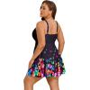 image:imageArolina Plus Size Swimdress for Women High Waisted Tummy Control Tankini Bathing Suits Two Piece Swimsuits with BoyshortsFlower22