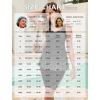 image:imageArolina Plus Size Swimsuit for Women Two Piece Modest Tankini Full Coverage Tummy Control Bathing Suits with ShortsBlack White Polka Dot