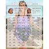 image:imageArolina Plus Size Swimsuit for Women Two Piece Modest Tankini Full Coverage Tummy Control Bathing Suits with ShortsPurple Butterfly
