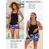 image:imageArolina Tankini Swimsuits for Women Modest Two Piece Blouson Bathing Suit Tank Top with Boy Shorts Pockets S24WPink Flamingo
