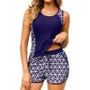 Navy Blue Geometric
