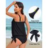image:imageArolina Tankini Tops for Women Modest Swim Tops Only Bathing Suit with Side Straps No Bottom S22WBlack