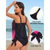 image:imageArolina Tankini Tops for Women Modest Swim Tops Only Bathing Suit with Side Straps No Bottom S22WPink Gradient
