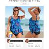 image:imageArolina Tankini Tops for Women Modest Swim Tops Only Bathing Suit with Side Straps No Bottom S22WTropical Leaves