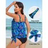 image:imageArolina Tankini Tops for Women Modest Swim Tops Only Bathing Suit with Side Straps No Bottom S22WTropical Leaves
