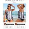 image:imageArolina Tankini Tops for Women Modest Swim Tops Only Bathing Suit with Side Straps No Bottom S22WWhite Ripples