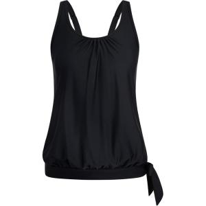 image:imageArolina Tankini Tops for Women Modest Swim Tops Only Bathing Suit with Side Straps No Bottom S22WBlack