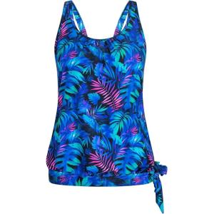 image:imageArolina Tankini Tops for Women Modest Swim Tops Only Bathing Suit with Side Straps No Bottom S22WTropical Leaves