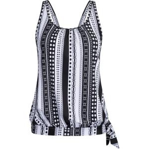 image:imageArolina Tankini Tops for Women Modest Swim Tops Only Bathing Suit with Side Straps No Bottom S22WWhite Ripples