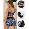 image:imageArolina 3 Piece Swimsuits for Women Tankini Sets Modest Bathing Suits Plus Size Swimsuit Swimwear 2026Flamingos