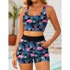 image:imageArolina 3 Piece Swimsuits for Women Tankini Sets Modest Bathing Suits Plus Size Swimsuit Swimwear 2026Flamingos
