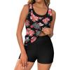 image:imageArolina 3 Piece Swimsuits for Women Tankini Sets Modest Bathing Suits Plus Size Swimsuit Swimwear 2026Orange