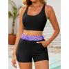 image:imageArolina 3 Piece Swimsuits for Women Tankini Sets Modest Bathing Suits Plus Size Swimsuit Swimwear 2026Purple