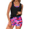 image:imageArolina 3 Piece Swimsuits for Women Tankini Sets Modest Bathing Suits Plus Size Swimsuit Swimwear 2026Red Coconut Tree