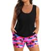 image:imageArolina 3 Piece Swimsuits for Women Tankini Sets Modest Bathing Suits Plus Size Swimsuit Swimwear 2026Red Coconut Tree