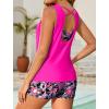 image:imageArolina 3 Piece Swimsuits for Women Tankini Sets Modest Bathing Suits Plus Size Swimsuit Swimwear 2026Rosered Flowers