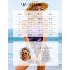 image:imageArolina Women One Piece Swim Dress Tummy Control Modest Swimsuit Swim Skirt Bathing SuitPurple Butterfly