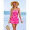 image:imageArolina Women One Piece Swim Dress Tummy Control Modest Swimsuit Swim Skirt Bathing SuitRose Pink Floral