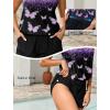 image:imageArolina Womens Plus Size Swim Romper One Piece Swimsuits Modest Bathing Suit with Pockets S24WPurple Butterfly