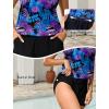 image:imageArolina Womens Plus Size Swim Romper One Piece Swimsuits Modest Bathing Suit with Pockets S24WPurple Pineapple