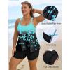 image:imageArolina Womens Two Piece Swimsuit Ruffle High Waisted Tankinis Flowy Bathing Suit Modest Swimwear with Pockets S26WBlue Butterfly