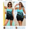 image:imageArolina Womens Two Piece Swimsuit Ruffle High Waisted Tankinis Flowy Bathing Suit Modest Swimwear with Pockets S26WBlue Butterfly