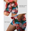 image:imageArolina Womens Two Piece Swimsuit Ruffle High Waisted Tankinis Flowy Bathing Suit Modest Swimwear with Pockets S26WCoral Pink Leaf