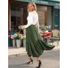 image:imageArolina Women Long Skirts High Waist Skirts Renaissance Maxi Skirts Summer Casual Elegant A Line Flowy Skirts with PocketsAmy Green