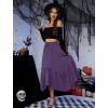 image:imageArolina Women Long Skirts High Waist Skirts Renaissance Maxi Skirts Summer Casual Elegant A Line Flowy Skirts with PocketsGray Purple