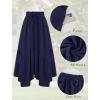 image:imageArolina Women Long Skirts High Waist Skirts Renaissance Maxi Skirts Summer Casual Elegant A Line Flowy Skirts with PocketsNavy Blue