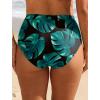 image:imageArolina Womens High Waisted Bikini Bottoms Swim Bottom Ruched Full Coverage Retro Bathing Suit BottomsGreen Leaves